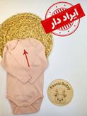 بادی زیردکمه بچگانه آستین بلند وارداتی-ایراددار